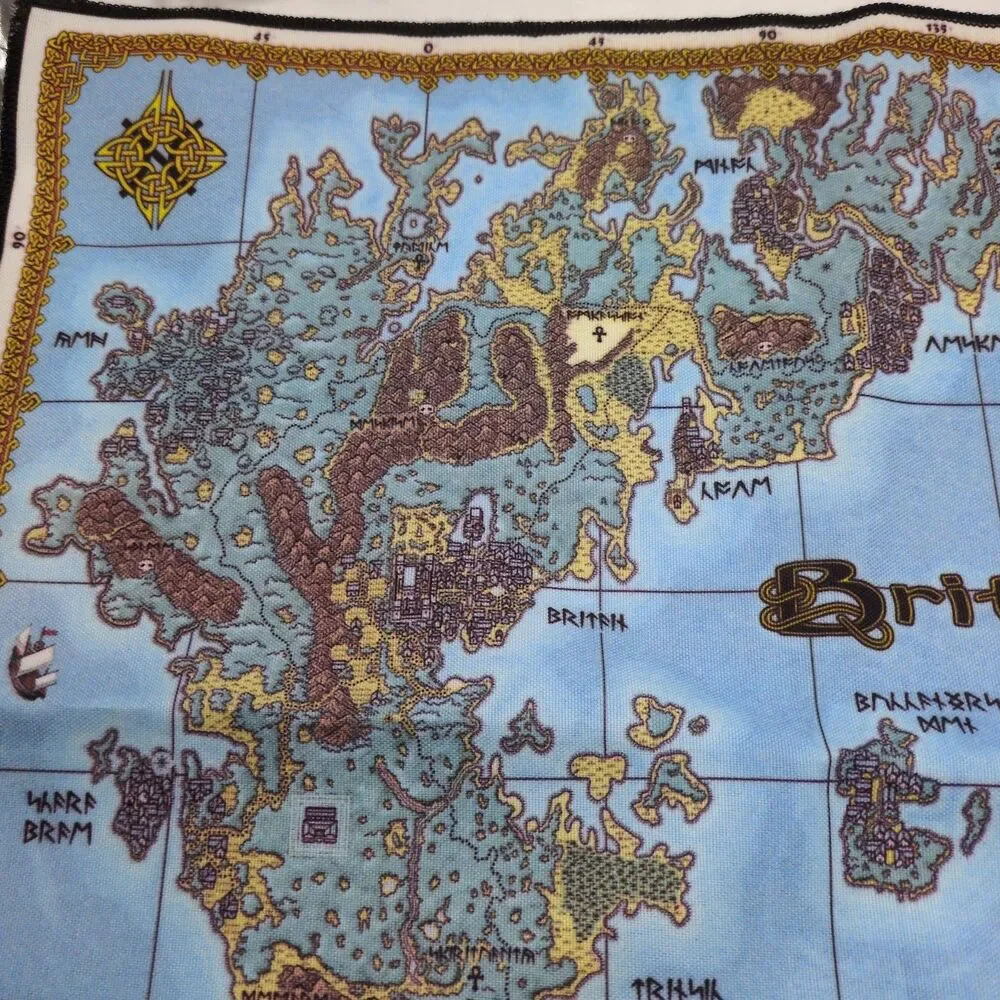 Rare Ultima Online Cloth Map 15